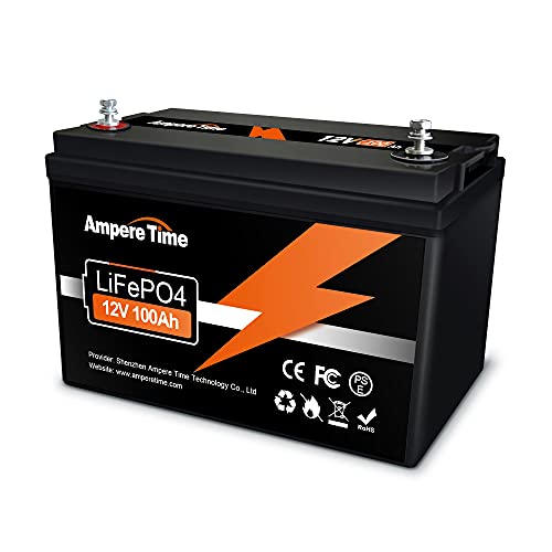 Ampere Time 12V 100Ah LiFePO4 Battery
