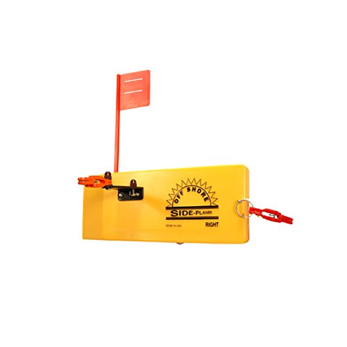 Off Shore OR12R Right Side Planer with Flag, Yellow , 9-1/2"